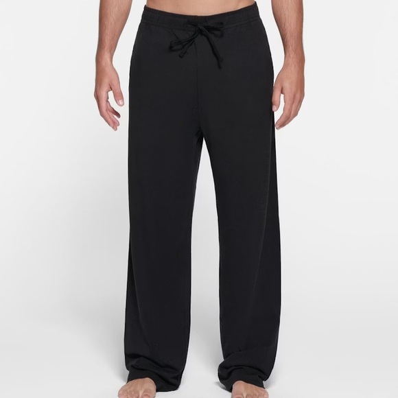 SKIMS Men’s Jersey Lounge Relaxed Straight Leg Pant M Obsidian NWT